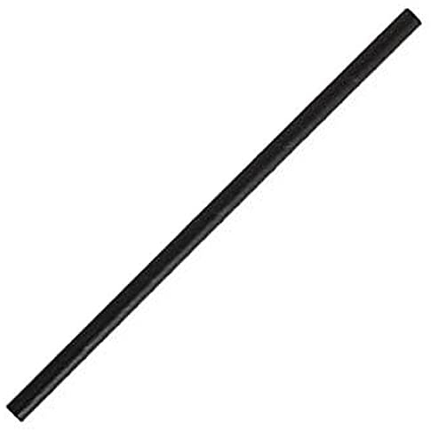 Fiesta Paper Cocktail Stirrer Straws 140mm, Black (Pack of 250), L | Eco-friendly compostable design offers a sustainable alternative for busy bars, clubs, and catering events.