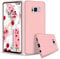 Xunlaixin MUTOUREN Compatible with Samsung Galaxy S8 Case TPU liquid Silicone Gel Rubber Cover with Soft Microfiber Cloth Lining Cushion Anti-Scratch Shockproof Phone Case, Pink