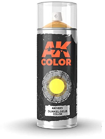 AK1023 | AK Interactive Spray: Dunkelgelb color - Spray 150ml