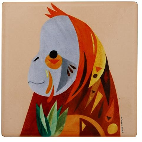 Maxwell & Williams Untersetzer Orang-Utan PETE CROMER Keramik - Kork, DU0226