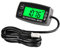 Jayron Retroilluminazione LCD Contagiri Motore Olio Termometro Acqua Indicatore Display Digitale Batteria Sostituibile per Moto ATV Boat Marine Compressor Cleaners(TS001)