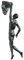 TAOYUN Klettern Mann Wand Dekor Harz Eisendraht Wandbehang Dekorationen Kunst Skulptur Figuren Retro Hängende Statue Wohnkultur Geschenke