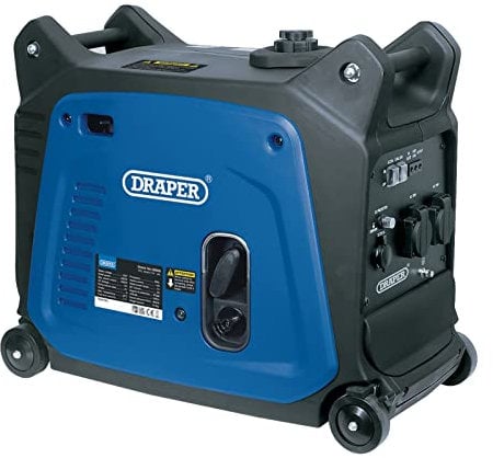 Draper 95198 Generador inversor de gasolina, 2800 W, azul y negro, talla única