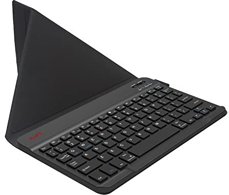 ALLIFE Universal Ultra Light Slim Portable Wireless Bluetooth 3.0 Keyboard for iOS iPad iPad Air, Pro, Mini, Android, Windows Tablets PC Smartphone with Protection Case Stand
