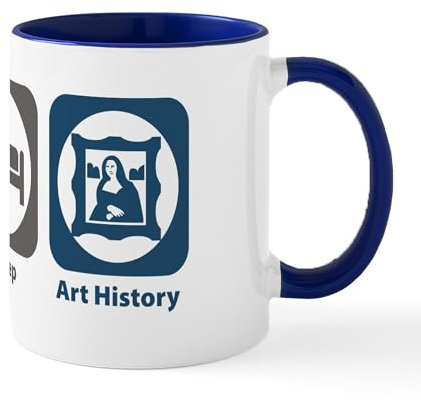 CafePress Eat Sleep Art History Mug 11 oz (325 ml) Ceramic Coffee Mug