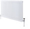 Milano Windsor White Cast Iron Style Horizontal Triple Column Radiator - 750mm x 1190mm