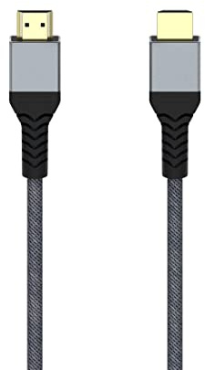 Hama 00305150 Ultra High Speed HDMI-Kabel Stecker-Stecker, 8K, Metall, 2m