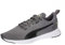 PUMA Flyer Runner Jr Sneaker, Dark Coal Black Lime Smash, 38 EU