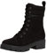 Jana Damen Stiefeletten mit Absatz mit Schnürsenkeln und Reißverschluss Blockabsatz Weite H Mehrweite, Schwarz (Black), 38 EU