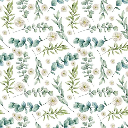 Melody Jane Dolls House Eucalyptus Floral Flower Pattern Miniature Print Wallpaper Age 14+ 1:12