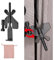 REFORUNG Serratura Portatile per Porta Serrature di Sicurezza di Viaggio Serrature Portatile in Acciaio Inox 304 Dispositivo di Sicurezza per Porta da Viaggio per Casa, Hotel, Scuola, Dormitorio