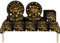 ATBEAMEN 53Pcs Happy New Year Eve Party Tableware Decorations for 2024,Black Gold New Years Eve Tableware Set New Years Table Cloth,7inch 9inch Paper Plates,Napkins, for Dinnerware Party Supplier