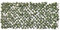 NATURE Treillis Extensible en Osier avec Feuillage PE Troène de Californie 180 x 90 cm