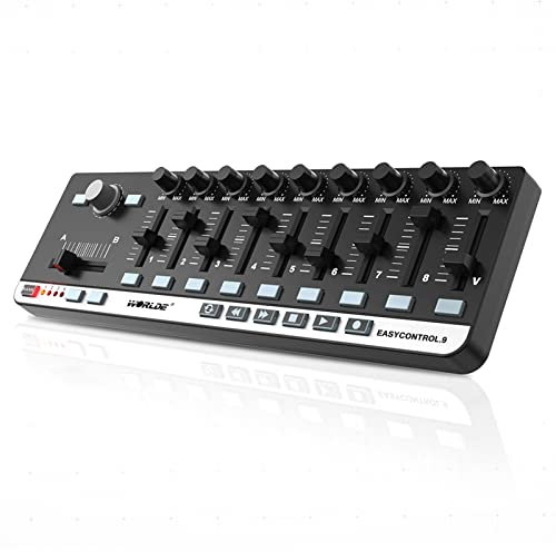 SIUKE EasyControl.9 Controller MIDI portatile Mini USB 9 con controllo slim-line
