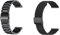 Generic 2 Stück Metallarmband Kompatibel mit Withings ScanWatch 42mm/ScanWatch 2 42mm Armbänder, 20mm Mesh Gewebte Edelstahl Uhrenarmband Solid Metall Armband für SmartBand, 2 Stück Schwarz