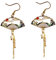 SAFIGLE Ethnic Style Dangle Cloud Earrings for Women Girls Crane Jewelry Fan Shape Design Light Weight