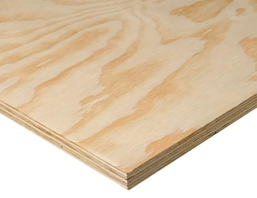 Pannello Multistrato marino fenolico in legno di pino - spessore 18 mm - Compensato in varie misure (non verniciato, cm. 60 x 120)