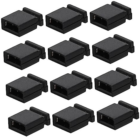 GARVALON 1000 Stück Jumper-kappen Kurzschlussblock 2 54 Mm Rastermaß Isolierter Kunststoff Ein/aus Für Motherboard-modifikationen