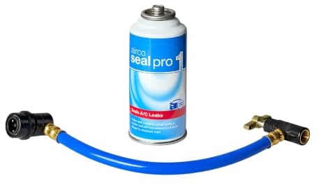 Starka Autotech Airco Seal Pro1 Leckstopper + Schlauch R134a | Es dichtet zuverlässig Gummischläuche, O-Ringe, Metallverbindungen und Schweißnähte ab, ohne das System zu beschädigen.