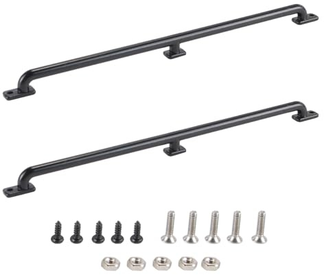 Enwye RC Crawler 1/10 Accessories, Metal Handrail Rc Car Body Shell Handrail Car Accessories for 1/10 Crawler Cars Robust and Durable Upgrade Accessory (135 Mm)