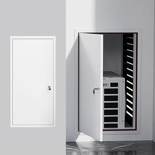 Trampilla Pladur Puerta de Acceso Al Ático de Aluminio con Cerradura, Gran Panel de la Puerta de Acceso Al Conducto de Hvac para Paneles de Yeso, Fontanería / Sistemas Eléctricos Escotilla(55x80cm(22x