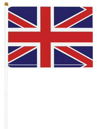 Englische Flagge, doppelseitig, schwenkbar, lebendige Farben, für Sportturniere und Spiele