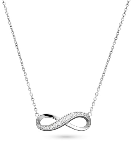 s.Oliver Damen Schmuck – Halsketten, Armbänder und Ohrstecker aus 925 Silber mit verschiedenen Infinity Designs – Alltagstauglich, Elegant & Zeitlos – Perfekte Geschenkidee