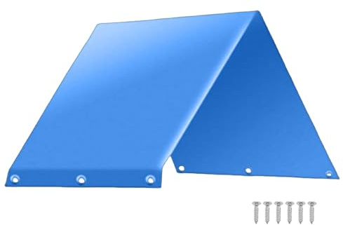 Spielplatz-Baldachinersatzabdeckung | Playground Tarp & Ersatzdach Für Spielturm, UV-Schutz & Wasserfeste Plane Für Playset & Klettergerüst, 52x90 Zoll (132x228 cm), Blau