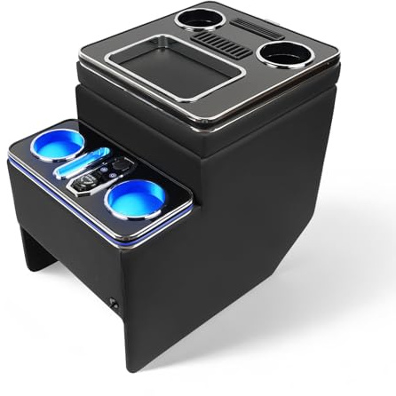 Mittelkonsole Auto für V-Klasse W447 V220 V250 V260 mit 7-Farben LED & USB