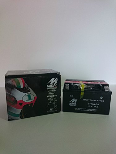 BATTERIA MOTO MIDAC MTX7A-BS (YTX7A-BS)