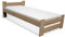 Best For You Doppelbett Futonbett Seniorenbett erhöhtes Bett aus 100% Naturholz mit Matratze und Lattenrost viele Größen (90x200 cm)