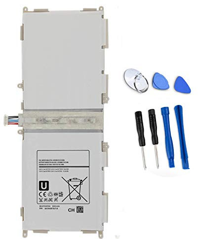 ASKC EB-BT530FBU Akku für Samsung Galaxy Tab 4 10.1 SM-T530 SM-T530NU T531 T535 T537 T537A T537R4 P5220 Series Tablet EB-BT530FBC EB-BT530FBE with Tools (3.8V 25.84Wh 6800mAh)