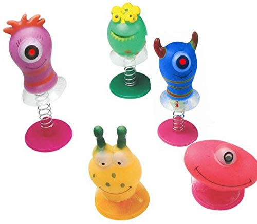 Kinder Partyzubehör Jump Pop Up Monster, 6 verschiedene Farben, sortiert