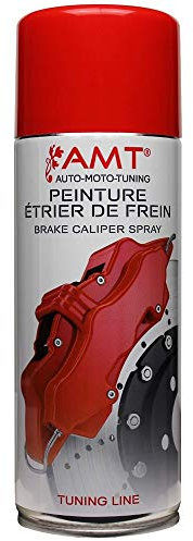 Les Colis Noirs LCN - Bombe de Peinture Spéciale Étrier de Frein Rouge - Spray Aérosol Auto - BPS06