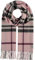 FRAAS Kaschmir Schal 42 x 190 cm - karierte Stola aus 100% reinem Kaschmir für Damen - The Plaid - Wärmend und Hautfreundlich Rose
