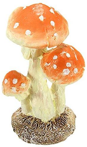 1pc Pilz Toadstool Figuren Resin Miniatur Craft Ornament Feegarten Ornament Dekoration Terrarium Puppen Dekor
