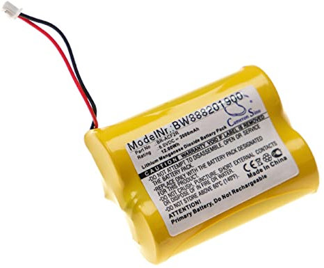 vhbw 1x Batterie kompatibel mit Panasonic BR-ACF2R PLC Programmable Logic Controller (2000 mAh, 6 V, Li-MnO2)