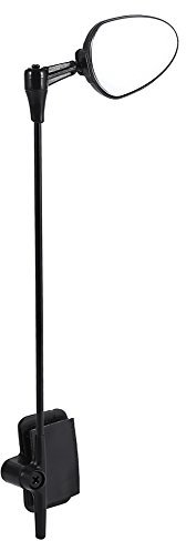 Fahrradhelm Spiegel, 360 ° Verstellbarer 24cm Mini Fahrradhelm Rückspiegel Fahrrad Rückspiegel mit Haken- und Schleifenbändern für meisten Helm