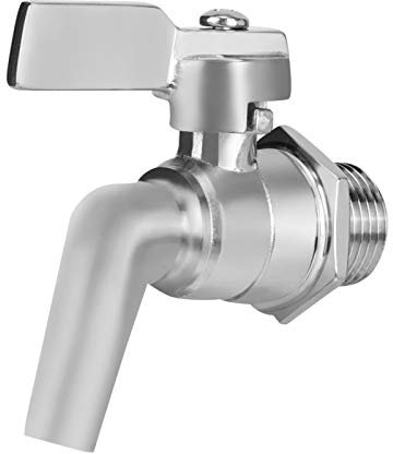 Grifo de Cerveza de Acero Inoxidable, 1/2 Pulgada Reemplazo de Espiga para Bebidas Ajustable, Grifo para Barril Bebidas Casero, Mini Grifo Dispensador, para Jarra, Jugo, Bebida Fría, Vino, Cerveza