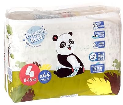 DIA PLANETA BEBE pañales 8-15 kgs talla 4 paquete 44 uds