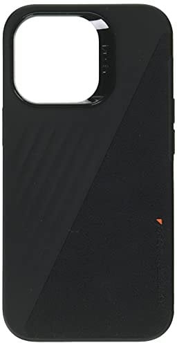 ZAGG Gear4 Brooklyn Snap D30 Protective Case for iPhone 13 Pro, Slim, Shockproof, Wireless Charging, MagSafe, (Black)