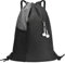 flintronic Sac à Cordon Sport en Nylon, Sac à Dos Cordon Imperméable avec Porte-Bouteille et Trou pour écouteurs, Sac de Yoga à Cordelette pour Gym Ecole Voyage Camping Natation Piscine Plage