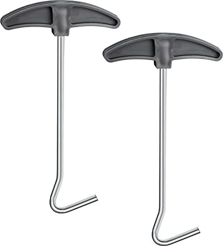 2 Stück Zeltheringe Heringzieher zum Einfachen Entfernen von Heringen zur Entfernung von Heringe und Erdnägel für Camping und Outdoor