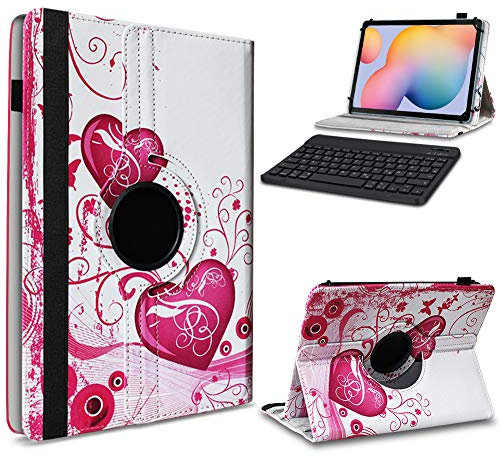 UC-Express Tablet Hülle kompatibel für Xiaomi Mi Pad 6/6 Pro 11 Zoll Tasche Tastatur Schutzhülle Bluetooth Case Cover 360 Drehbar Keyboard, Farbe:Motiv 7