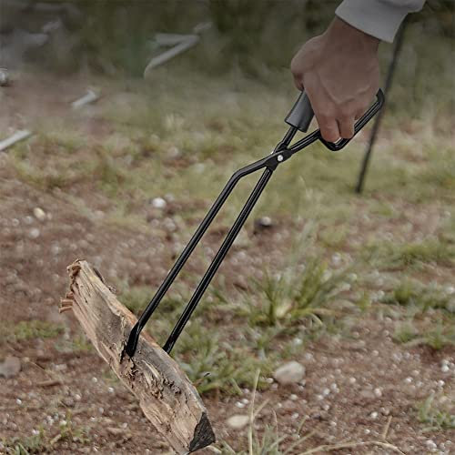 SPORTARC Pinze resistenti in ghisa per camino, in acciaio , per barbecue, legna da ardere e campeggio, per camino, in acciaio , per barbecue