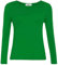 GUBA® Girls T Shirt Long Sleeve Top Kids Plain Basic Uniform T-Shirt Crew Neck Tee Size 5-13 Years (11-12 Years, Green)