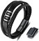Bracelet en cuir noir pour homme - Cadeau Homme 22.5cm