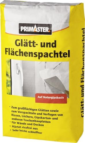 Primaster Glätt- u. Flächenspachtel 25 kg Spachtel & Ausgleichsmassen