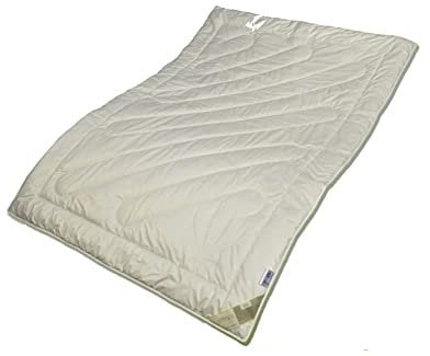 Garanta Bio-Hanf Duo-Leicht-Steppbett (GOTS) Stärke Duo-Leicht Größe 155x200 Bezug: 100% Baumwolle/Füllung: 60% Hanf/40% Wolle
