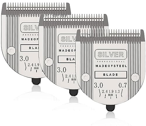 Sodaer 5-in-1-Ersatzklingen, kompatibel mit Wahl Bravura, Chromado, Creativa, Figura Hundeschermaschine für Hundepflege, 3 Stück